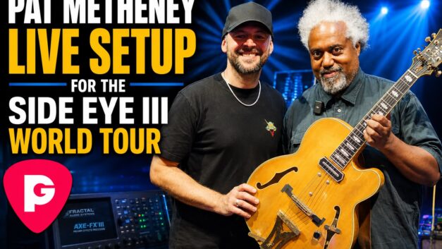 Sul palco di Pat Metheny! Rig rundown della strumentazione del tour Side-Eye III+ con il guitar tech Andre Cholmondeley