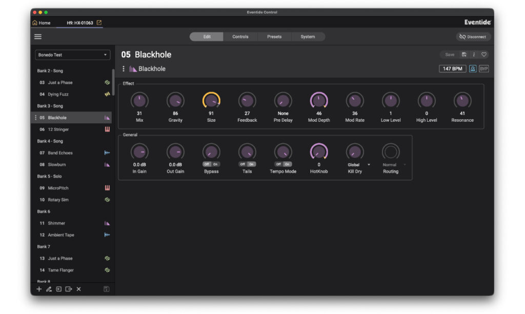 Eventide H9 Gen2 Editor 1