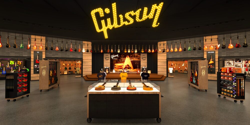 Gibson annuncia il nuovo Garage di Las Vegas. Nel 2027 arriveranno palco live, Custom Shop e la prima Les Paul '59 Experience.