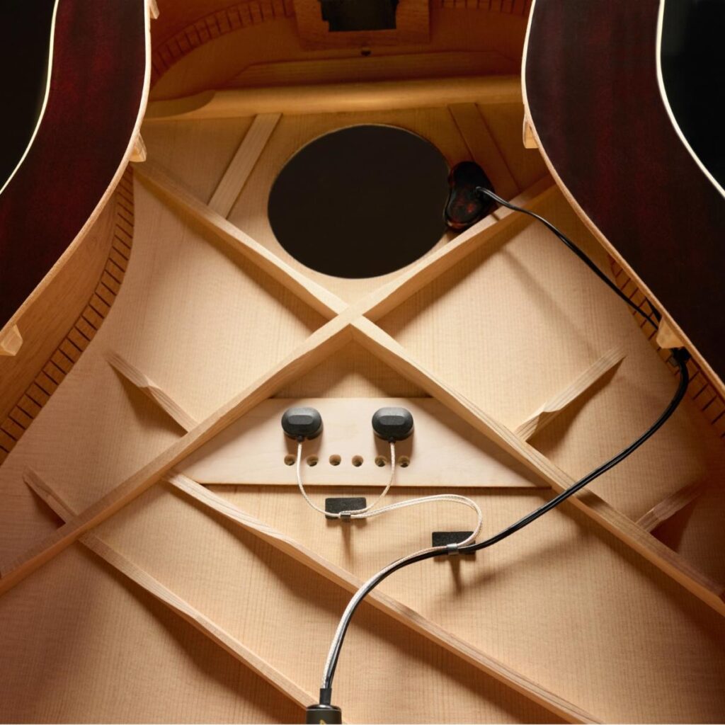 Gibson e Baggs presentano HiFi DNA, un nuovo pickup per chitarra acustica con due sensori e preamplificazione separata.