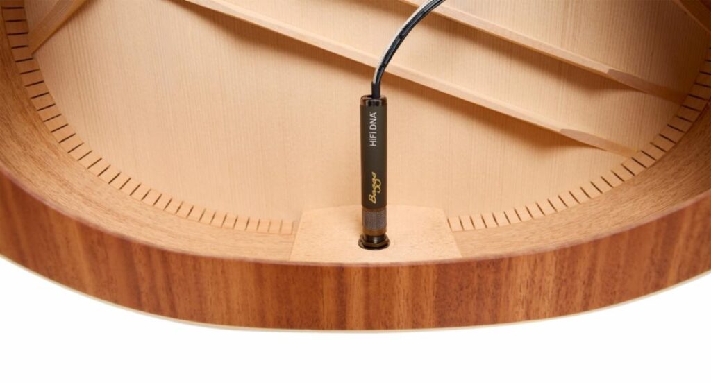Gibson e Baggs presentano HiFi DNA, un nuovo pickup per chitarra acustica con due sensori e preamplificazione separata.