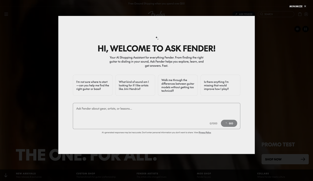Il nuovo Fender.com non è più solo ecommerce: Fender integra AI, demo sonore, contenuti, Fender Play e My Fender.