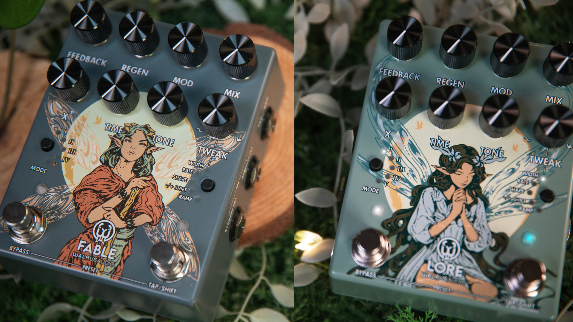 Walrus Audio aggiorna Fable e Lore: i nuovi MKII offrono cinque modalità ciascuno, stereo, MIDI e una piattaforma digitale proprietaria.