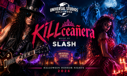 Slash torna agli Universal Studios Hollywood nel 2026 con KILLceañera, una casa degli orrori accompagnata da musiche originali.