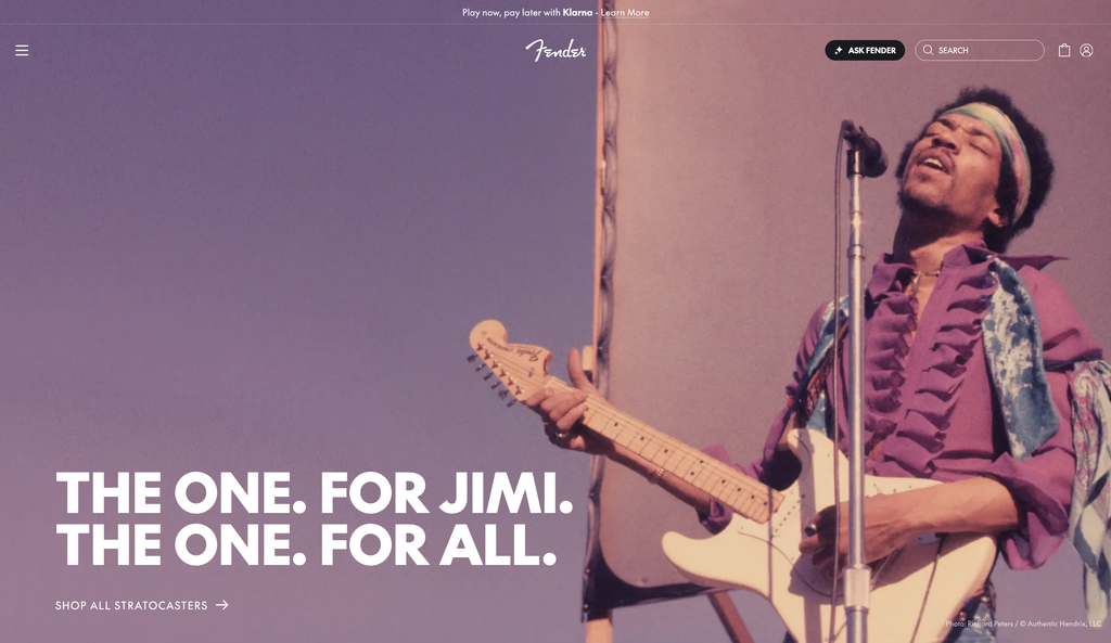 Il nuovo Fender.com non è più solo ecommerce: Fender integra AI, demo sonore, contenuti, Fender Play e My Fender.